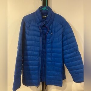 Men's Blue Puffer Jacket size L